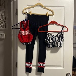 3 pc Pink sport workout